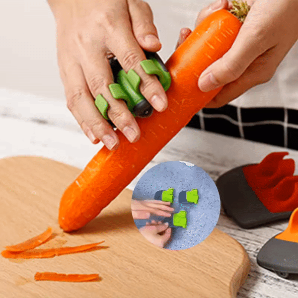 Vegetable Peeler & Scrubber - Cooks Carrot, Fred
