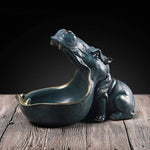 Accessories Container Hippo Statue