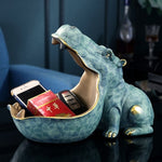 Accessories Container Hippo Statue