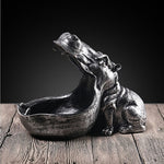 Accessories Container Hippo Statue