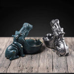 Accessories Container Hippo Statue
